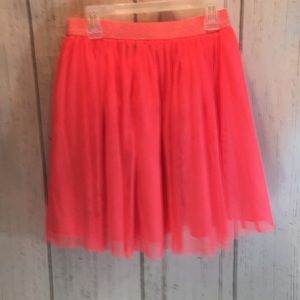 Girls peach skirt